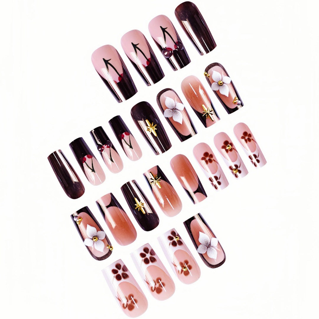 Decorative Press-On Nail Extensions Bowlift