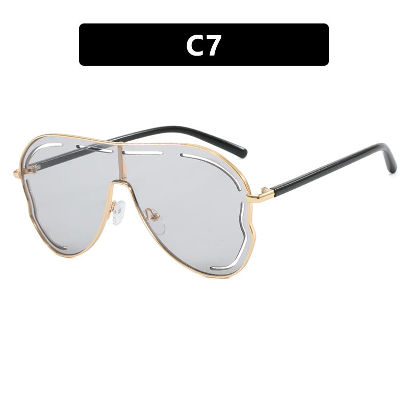 Ladies luxurious pilot sunglasses with modern frame Bowlift