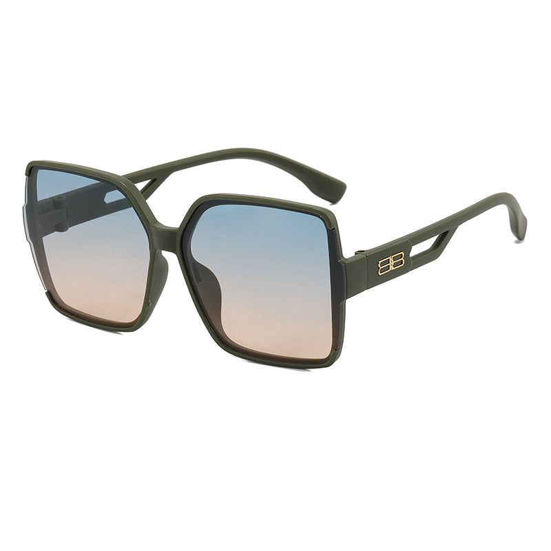 Ladies Oversized Sunglasses with striking angular design Bowlift