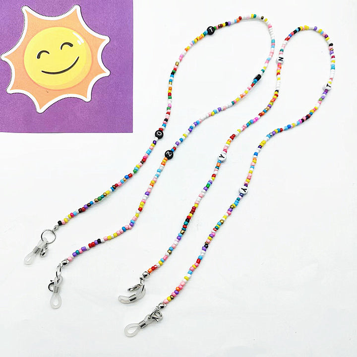 Colorful bead glasses chain Bowlift