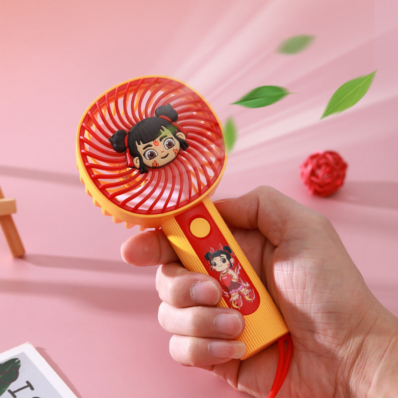 Ladies Portable Handheld Fan with Child-Friendly Design Bowlift