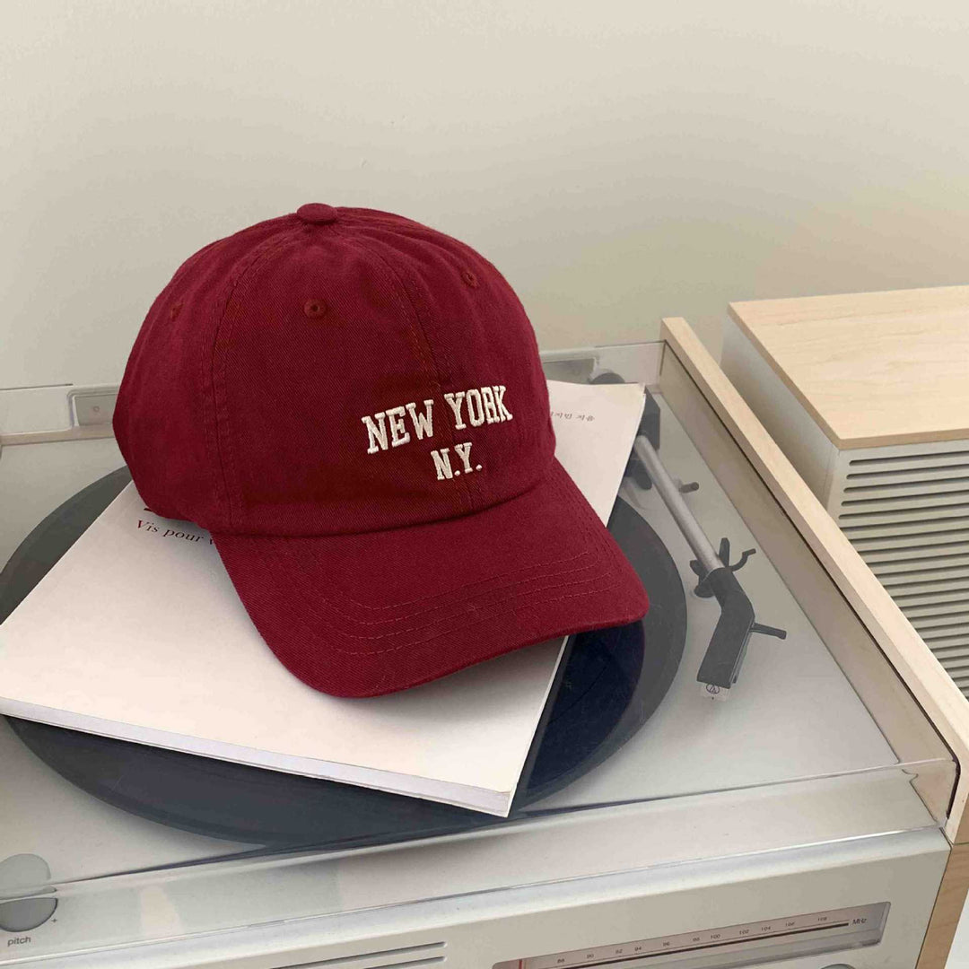 Unisex Embroidered New York Statement Baseball Cap Bowlift