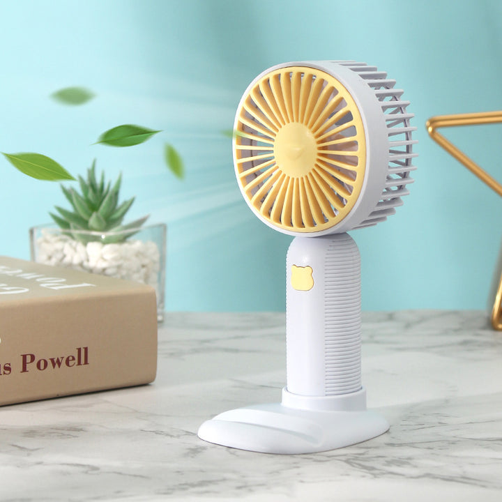 Ladies portable USB handheld fan with creative design Bowlift