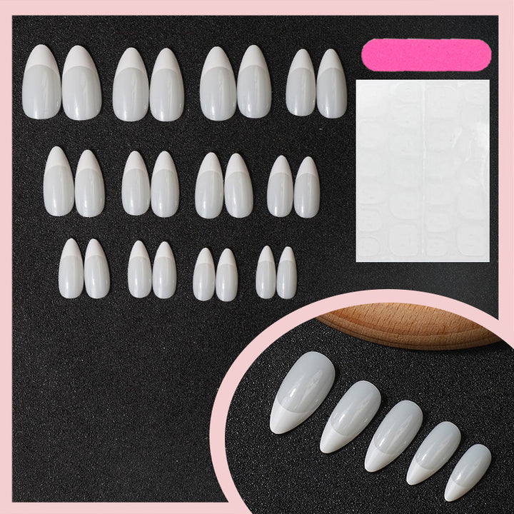 Premium Stiletto Press-On Nail Tips Set Bowlift