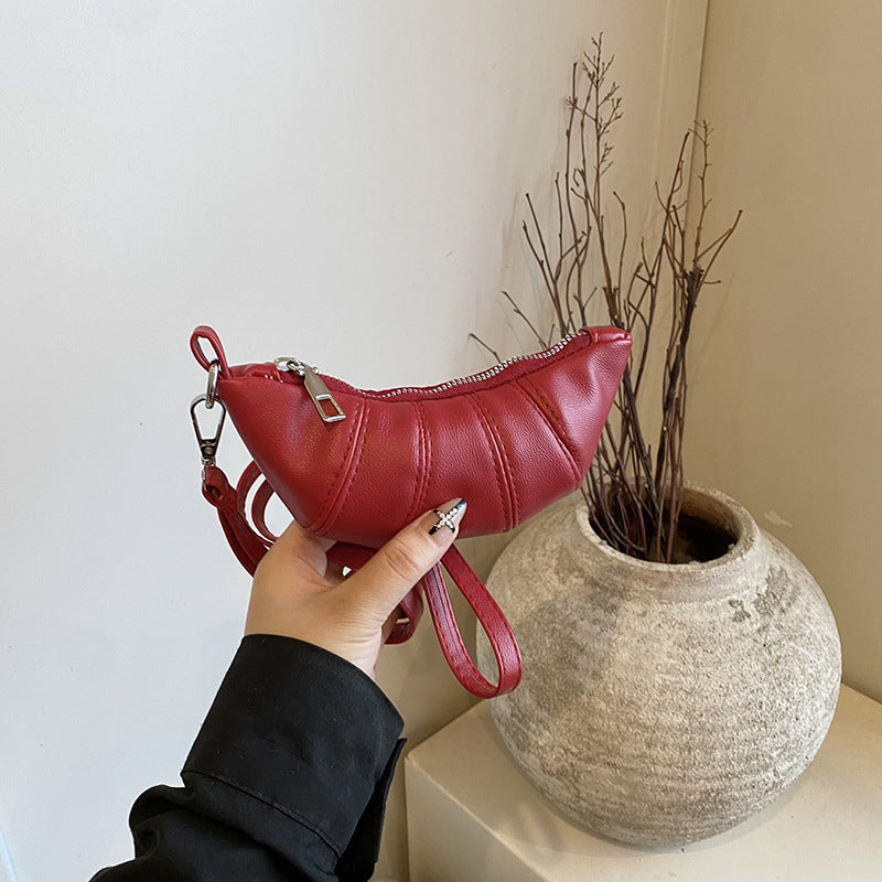 Textured Mini Crossbody Pouch Bowlift