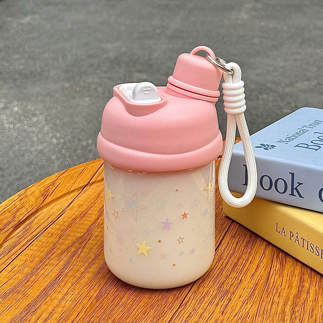 Women's Insulated Drink Container with Innovative Double Lid System Bowlift