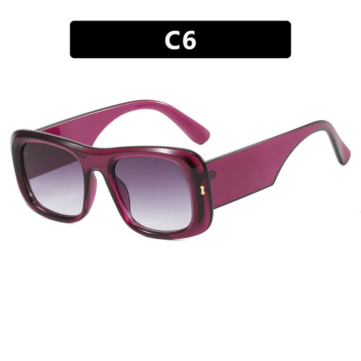 Women's oversized square sunglasses with a wide frame and polarized lenses Bowlift