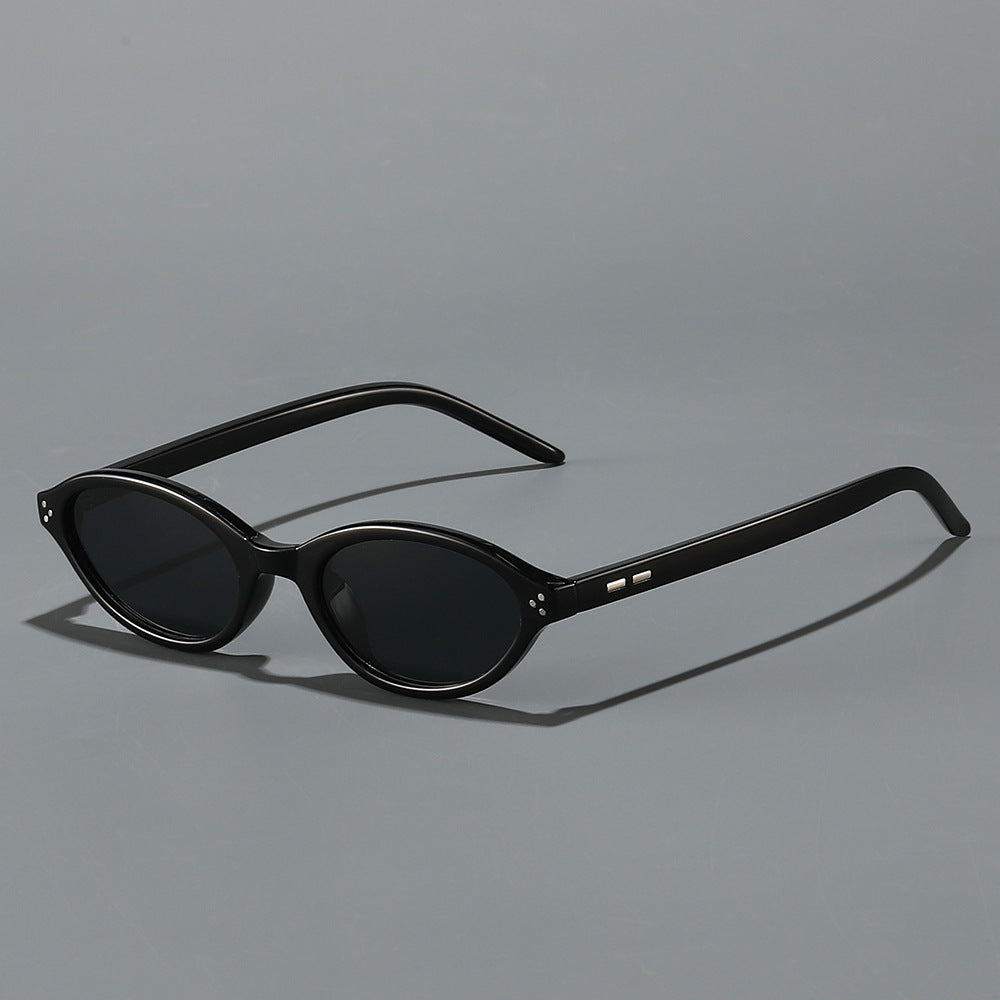 Retro-Inspired Oval Frame Sunglasses Bowlift 1787812534