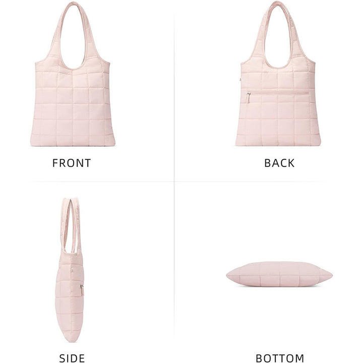 Padded shoulder bag with modern quilted design Bowlift