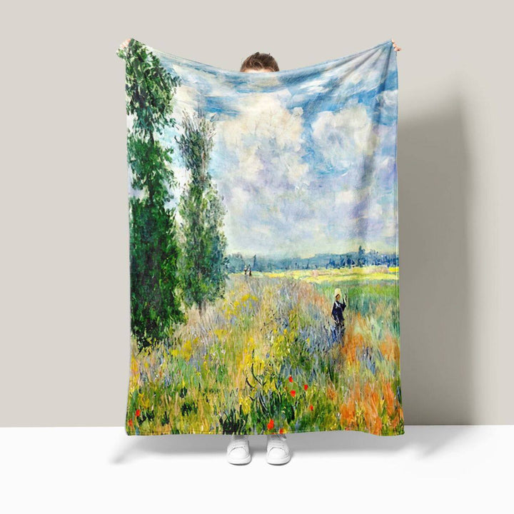 Artistic Starry Night Fleece Blanket