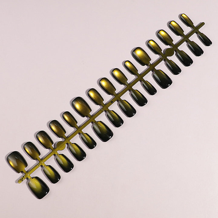 Glossy Metallic Press-On Nail Tips Bowlift