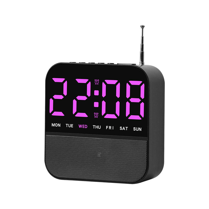 Digital Alarm Clock with LED Display Bowlift