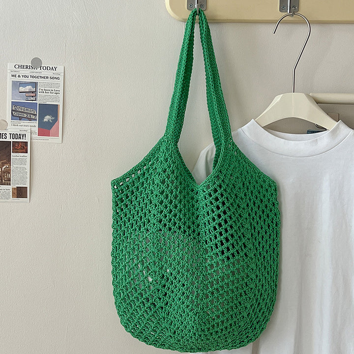 Braided Tote Bag in Modern Design Bowlift