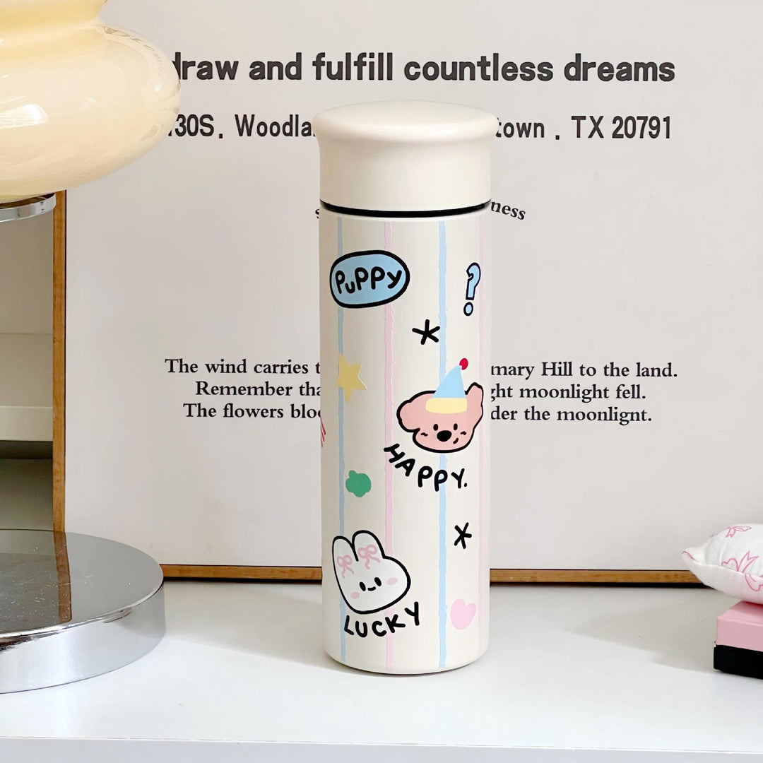 Women's coffee thermos in playful design Bowlift