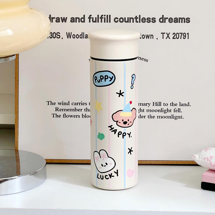 Women's coffee thermos in playful design Bowlift