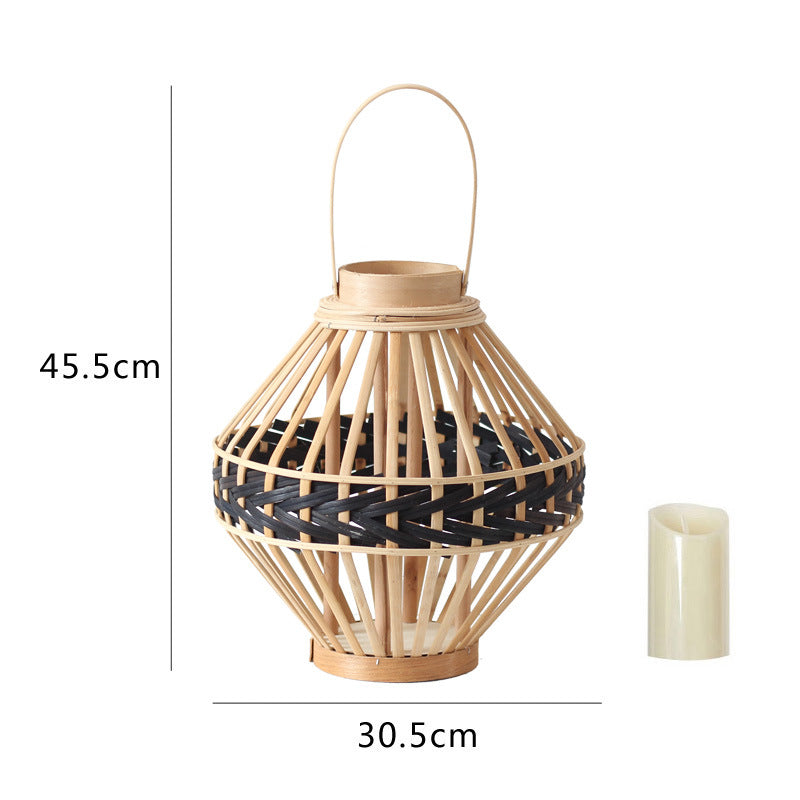 Decorative Rattan Lantern Bowlift