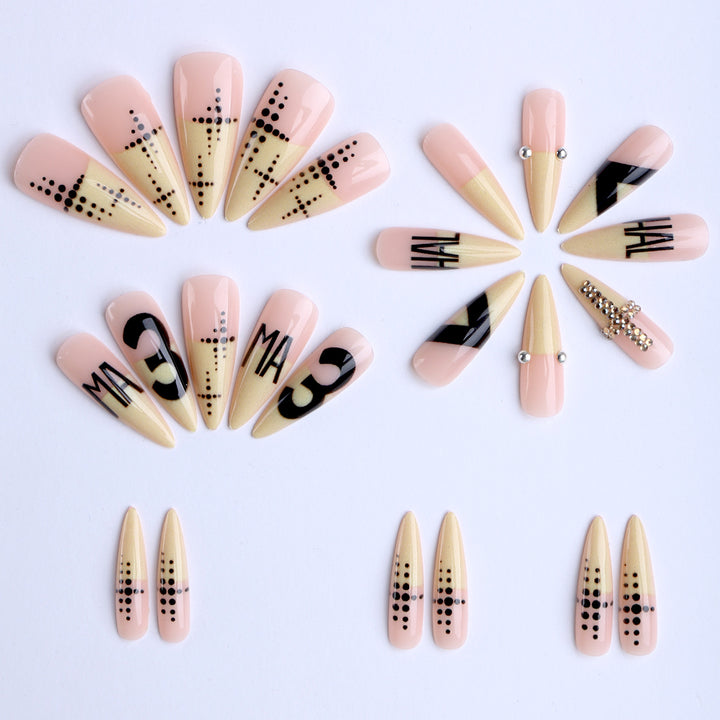 Elegant Artificial Nails with Fashionable Designs Bowlift