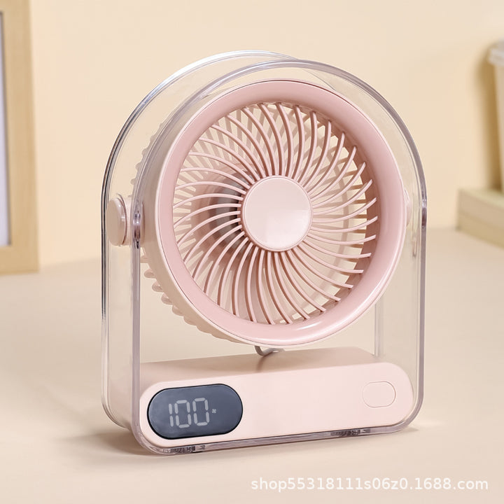 Portable Rechargeable Desk Fan Bowlift