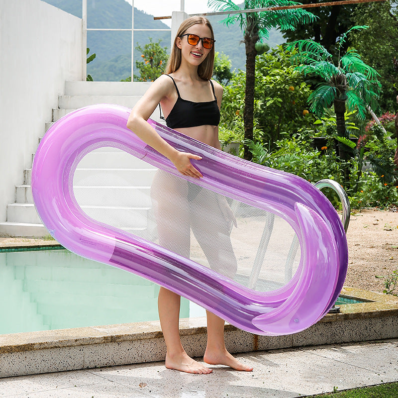 Women Inflatable Lounge Couch with Breathable Mesh Surface Bowlift