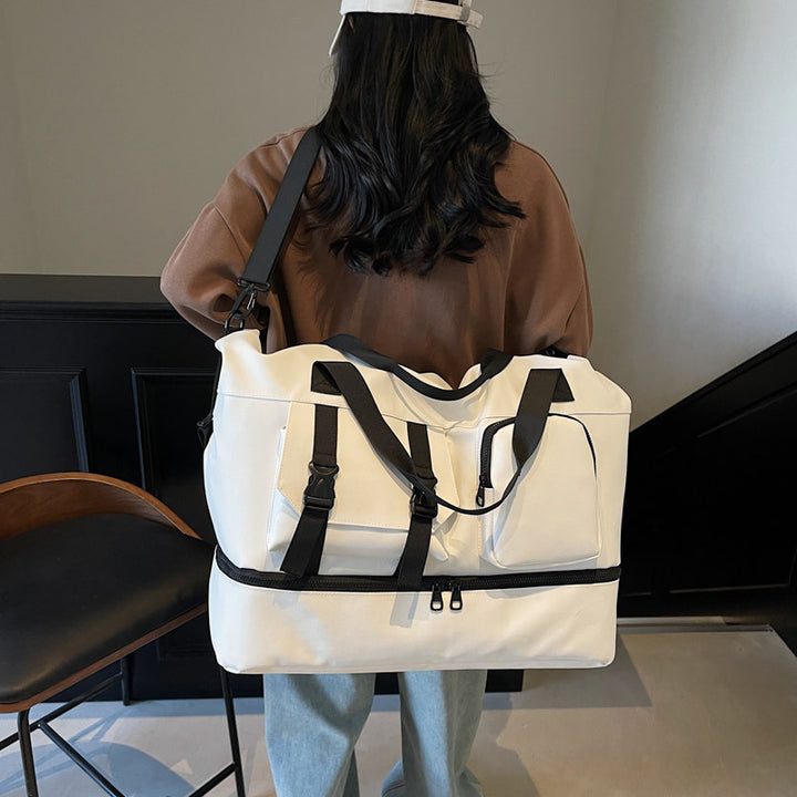 Water-Resistant Multi-Pocket Sports Duffle Bag Bowlift