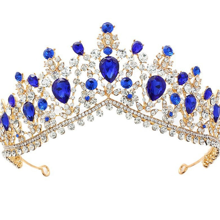 Women's Glamorous Tiara with Rhinestone and Crystal Embellishments Bowlift