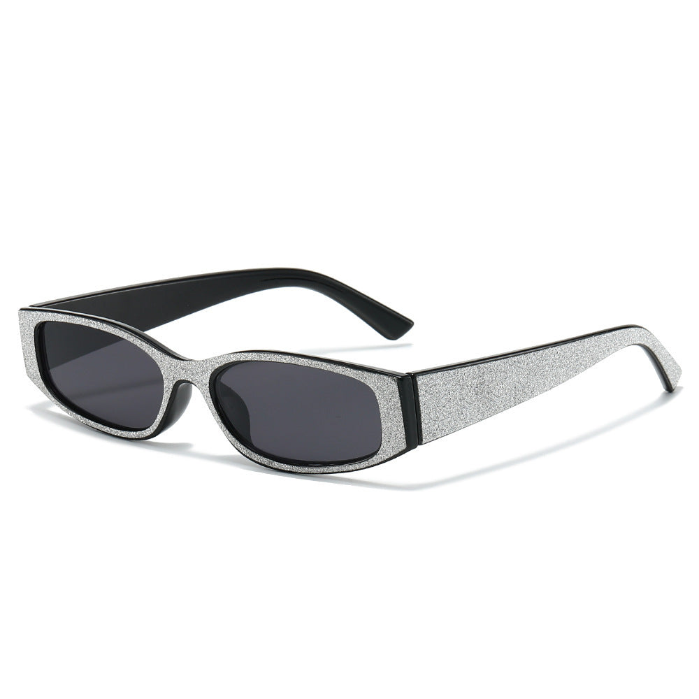 Glamorous Retro-Inspired Rectangle Sunglasses Bowlift
