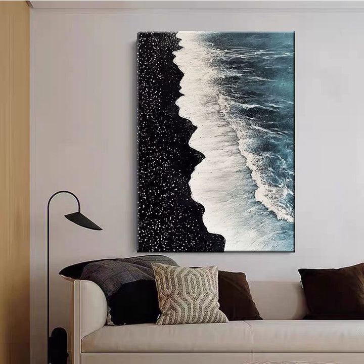 Ocean-Inspired Abstract Canvas Wall Art
