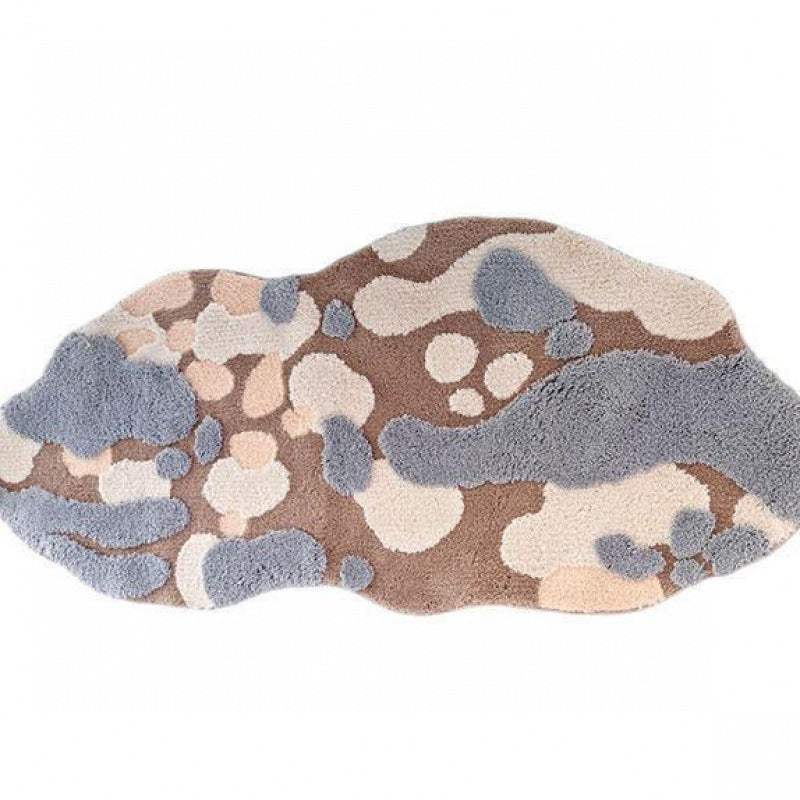 Abstract Mountain-shaped Rug