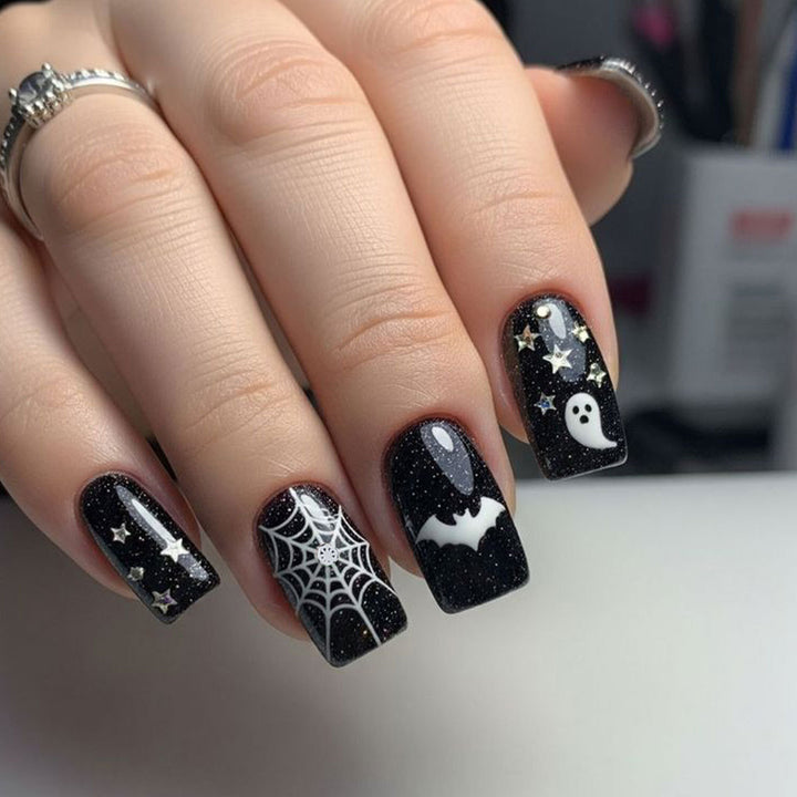 Halloween-Themed 3D Fungal Acrylic Nail Art Set Bowlift