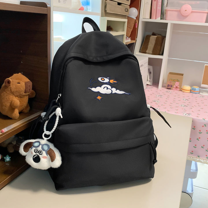 Everyday backpack with unique embroidery design Bowlift