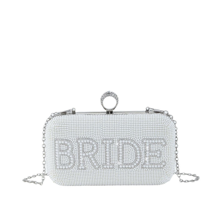 Bridal Crystal-Embellished Evening Clutch