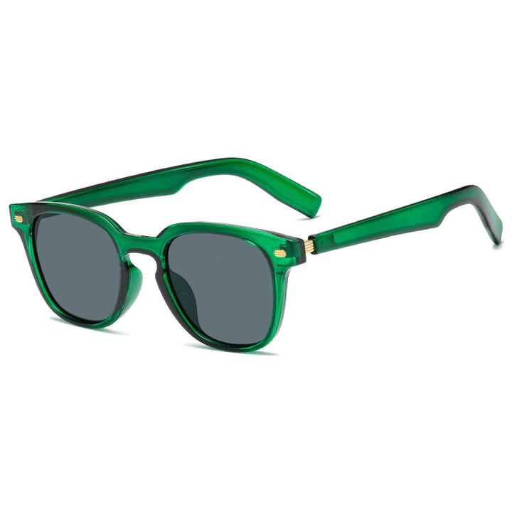 Ladies fashionable corrective glasses with elegant plastic frame and golden accents Bowlift