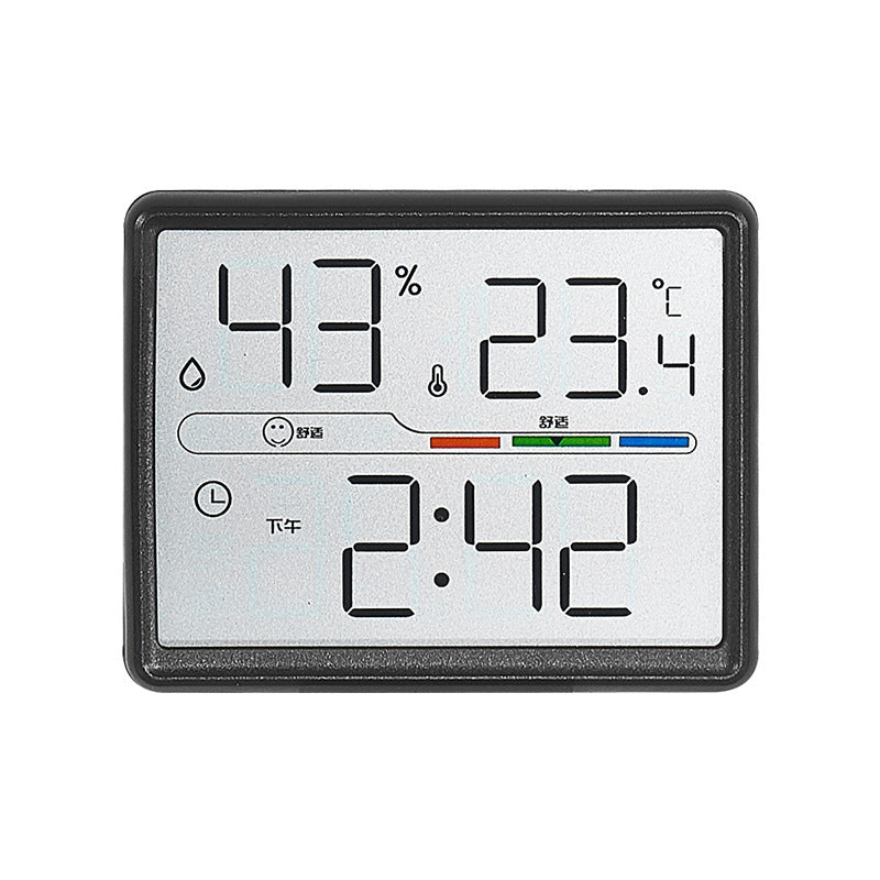 Digital Thermo-Hygrometer Alarm Clock Bowlift
