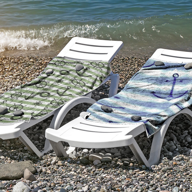 Beach towel made of skin-friendly microfiber with a creative pattern mix Bowlift