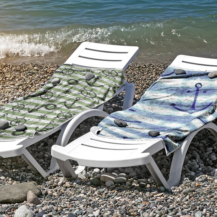 Beach towel made of skin-friendly microfiber with a creative pattern mix Bowlift