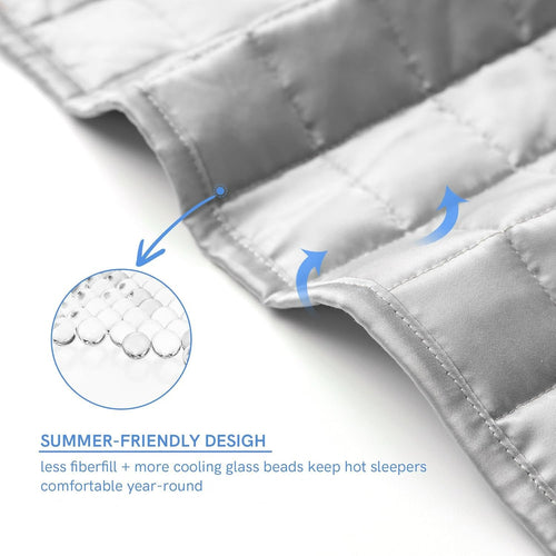Premium Diamond Quilted Weighted Blanket Bowlift