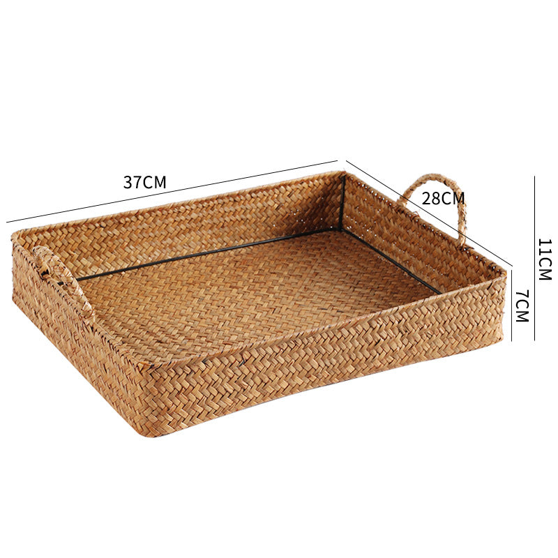 Unisex Handwoven Serving Tray Bowlift