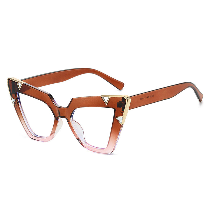 Statement Cat-Eye Sunglasses with Decorative Accents Bowlift