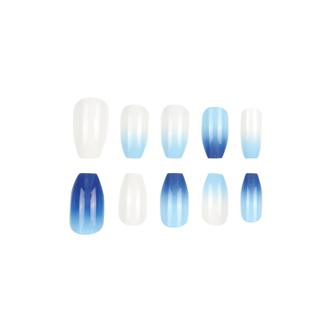 Ombre Press-On Nail Art Set Bowlift