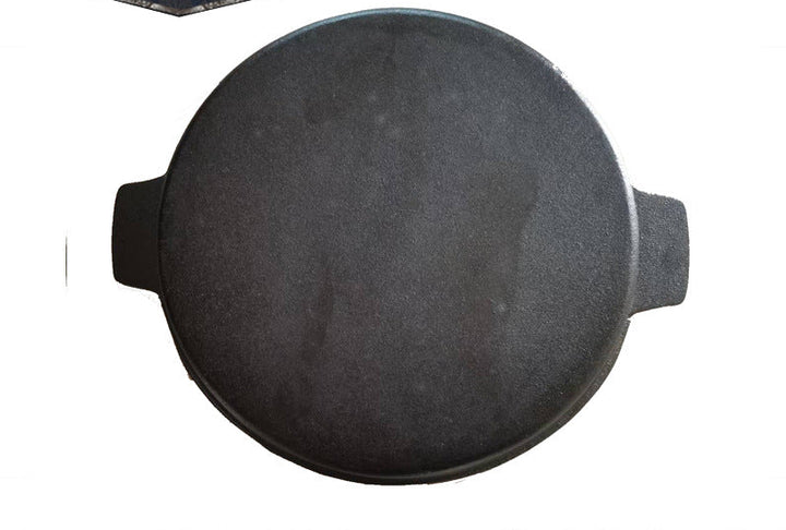 Dual Compartment Cast Iron Serving Pan Bowlift