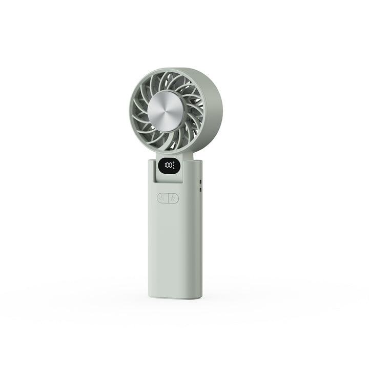 Unisex Handheld Rechargeable Cooling Fan with Smart Display Bowlift