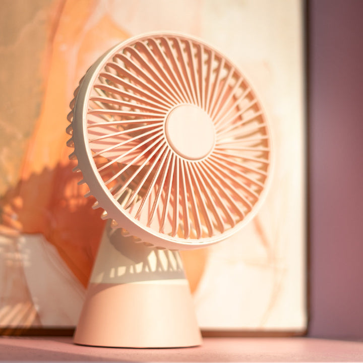 Stylish Portable Desk Fan Bowlift