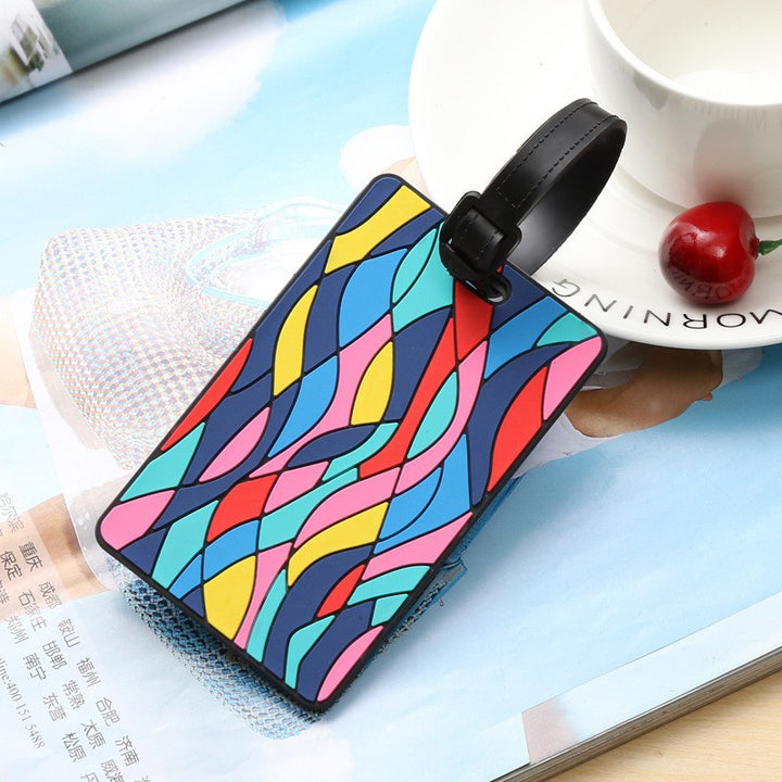 Unisex Luggage Tag in Creative Retro Pattern Bowlift