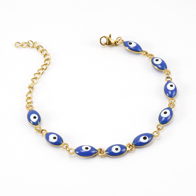 Colorful Evil Eye Bracelet Bowlift