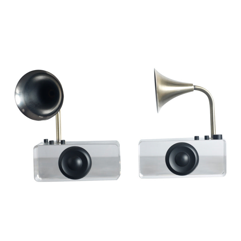 Vintage-Inspired Bluetooth Gramophone Speaker