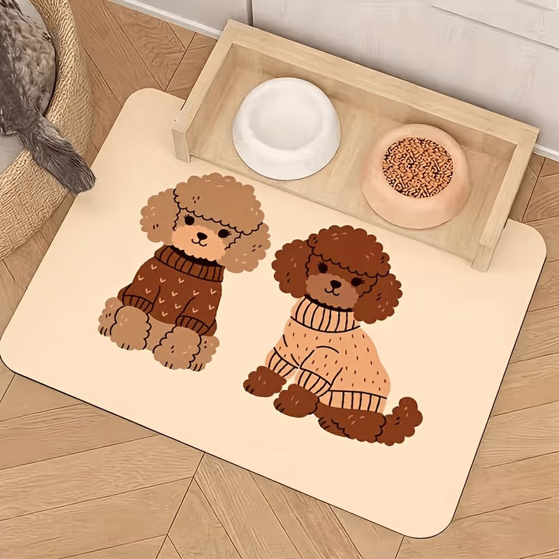 Decorative Pet Feeding Mat