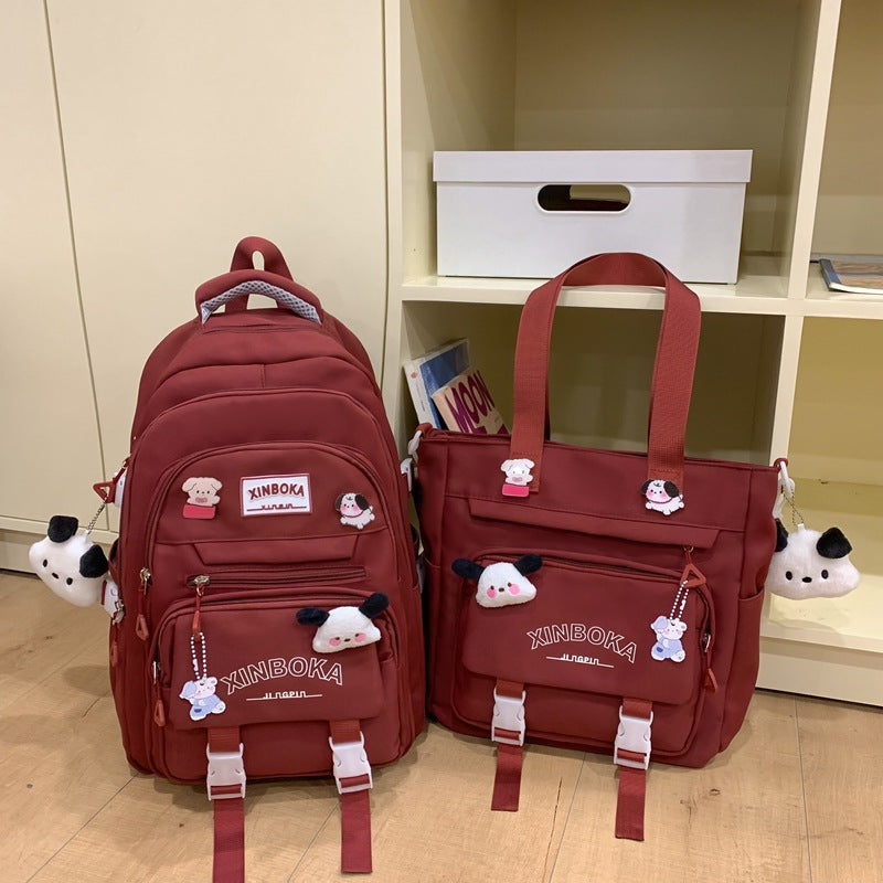 Children's Fun Character Print School Backpack Bowlift