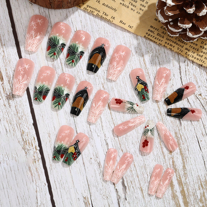 Decorative artificial nail set Bowlift