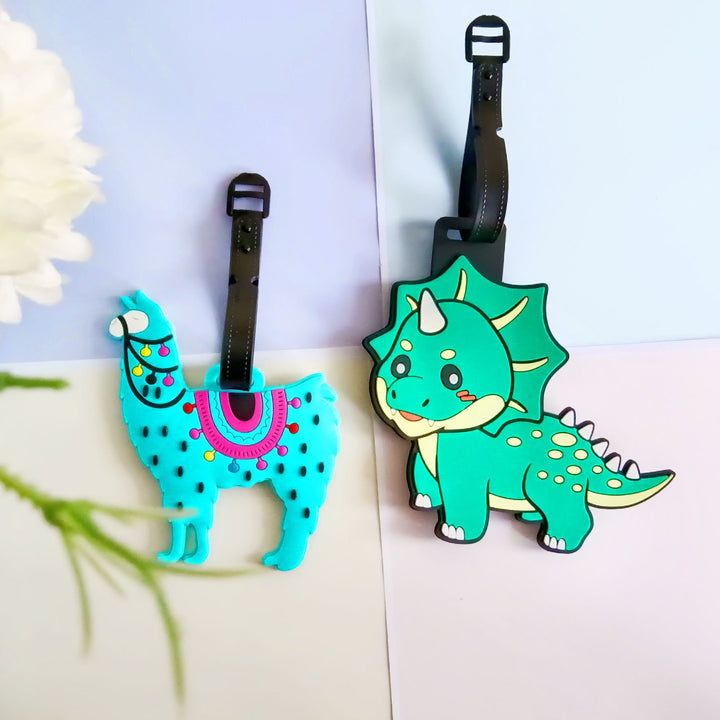 Unisex Luggage Tag in Llama Design Bowlift