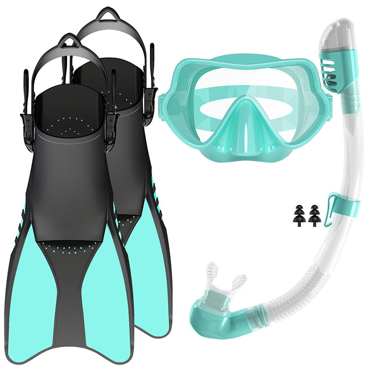 Snorkel set with high-quality fins and ergonomic diving mask Bowlift